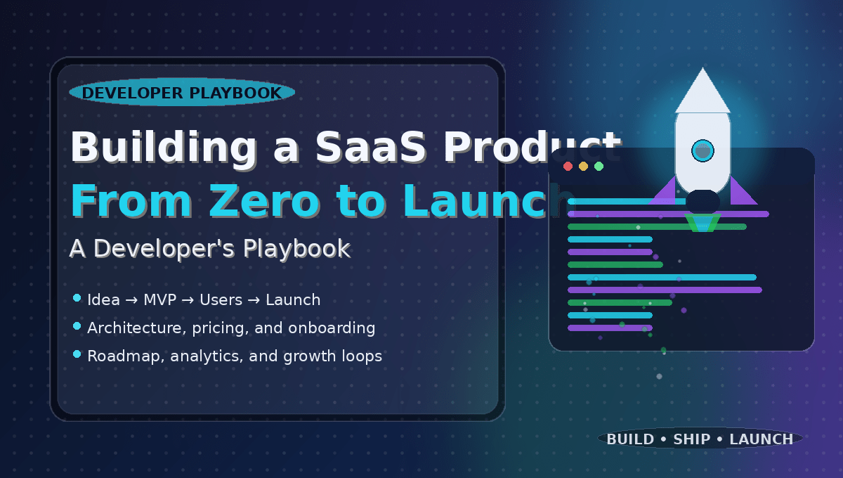 Building a SaaS Product from Zero to Launch: A Developer's Playbook