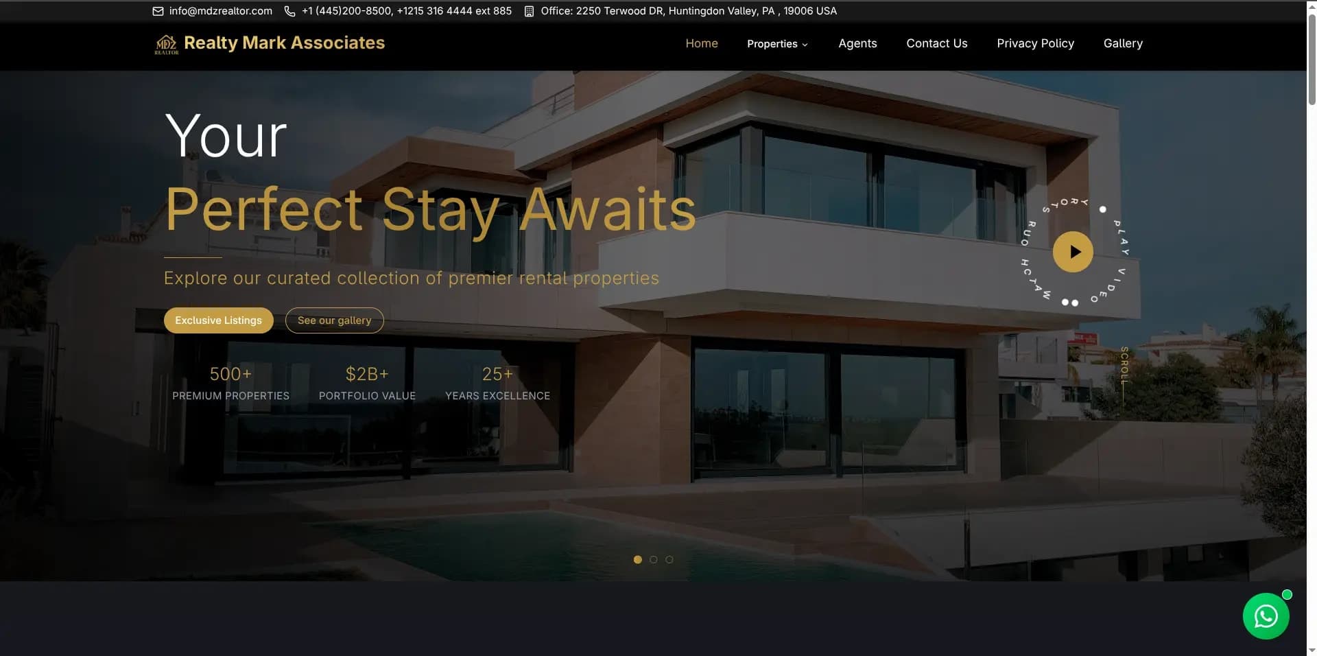 MDZEmpire — Dynamic Real Estate Agent Platform