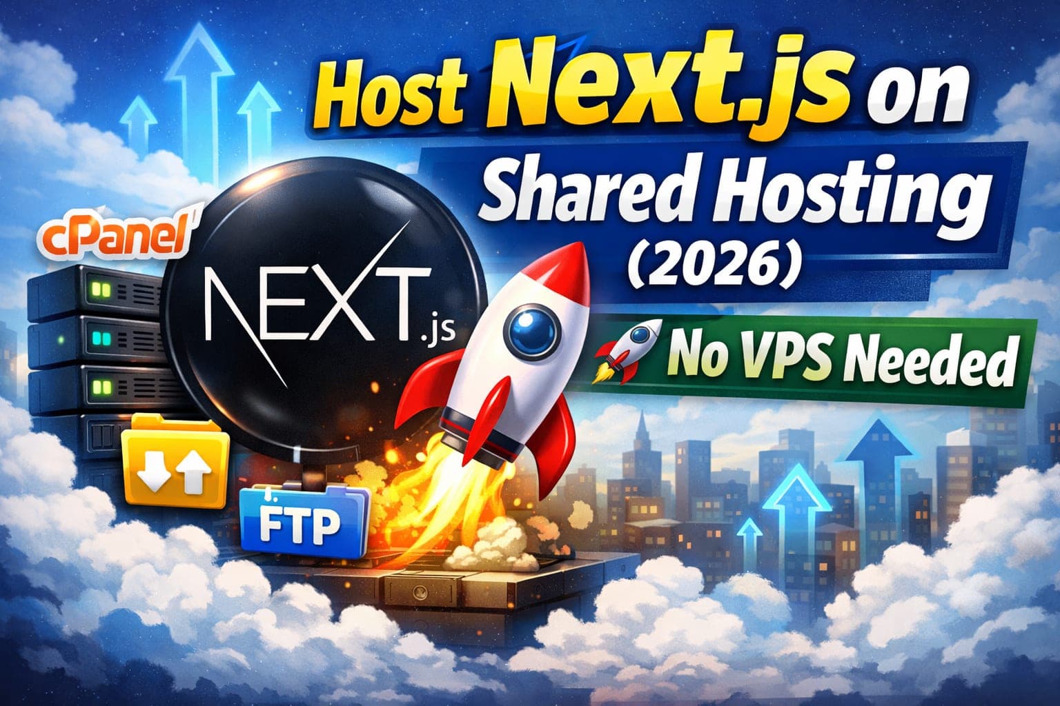 Host Next.js on Shared Hosting (2026) 🚀 No VPS Needed