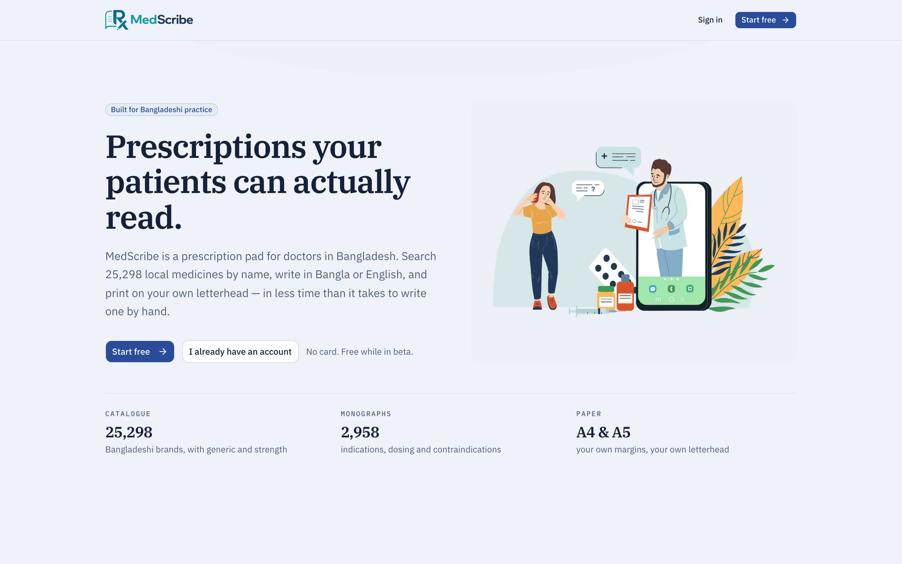 MedScribe — Prescription Platform for Doctors