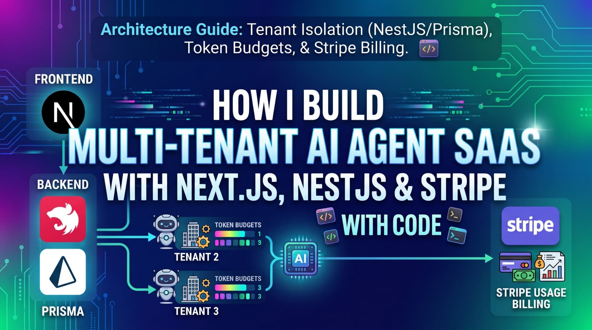 How I Build Multi-Tenant AI Agent SaaS With Next.js, NestJS and Stripe
