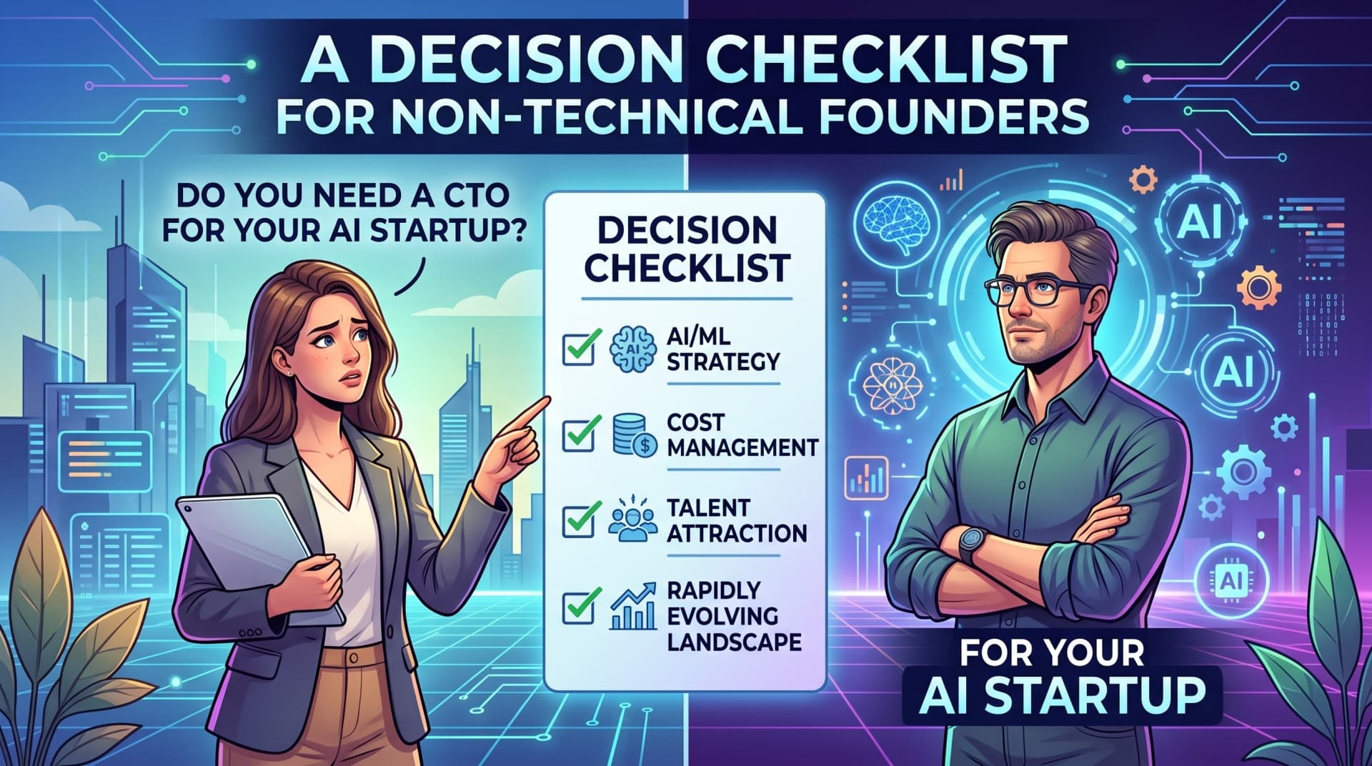 Do You Need a CTO for Your AI Startup? A Decision Checklist for Non-Technical Founders